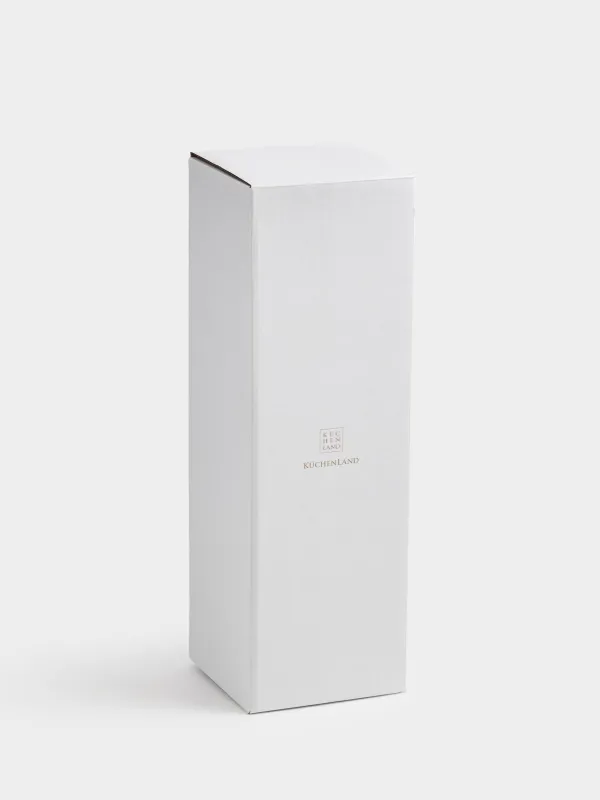 Гүл вазасы, 40 см, шыны, Clear, image-4