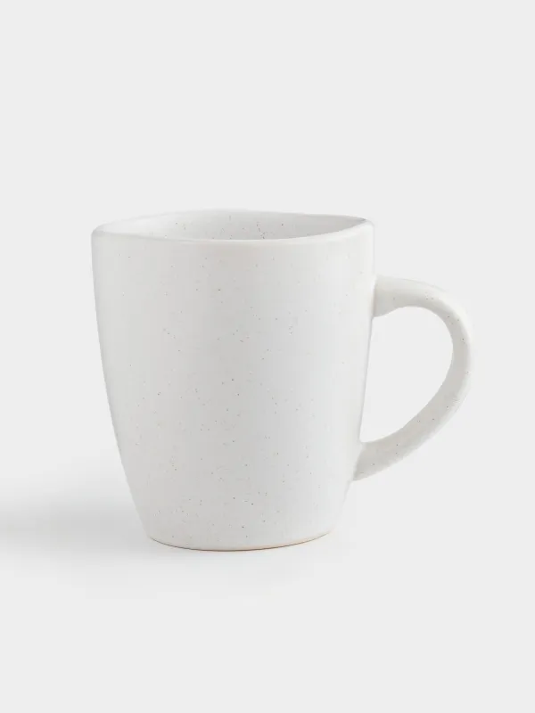 Саптыаяқ, 470 мл, 2 дана, керамика, сүт түстес, дақты, Жиегі тегіс емес, Demicile light, image-1