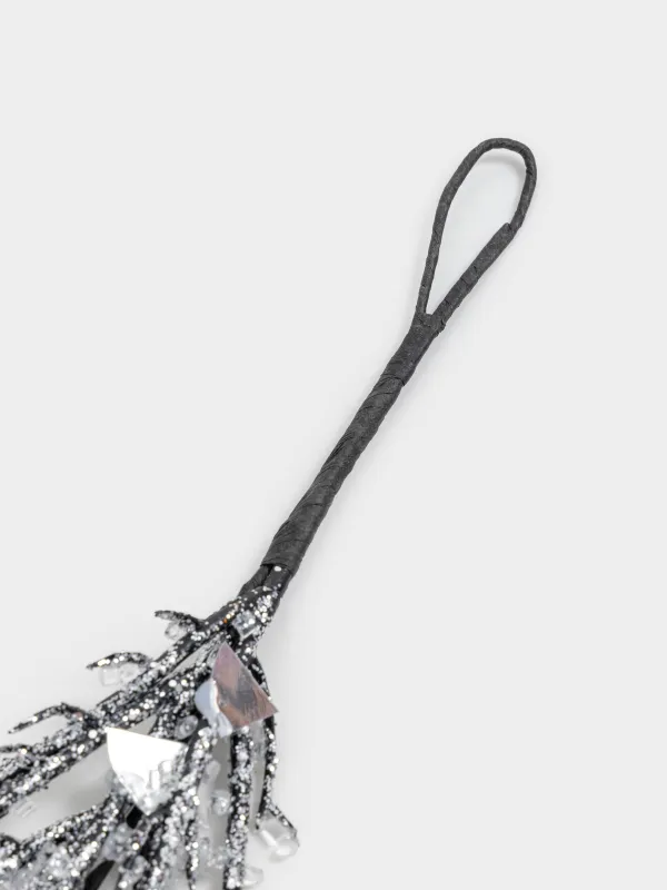 Сәндік әшекей, 40 см, аспалы, пластик, Кристалдар мен жылтырақтар, Crystal sparkle, image-3