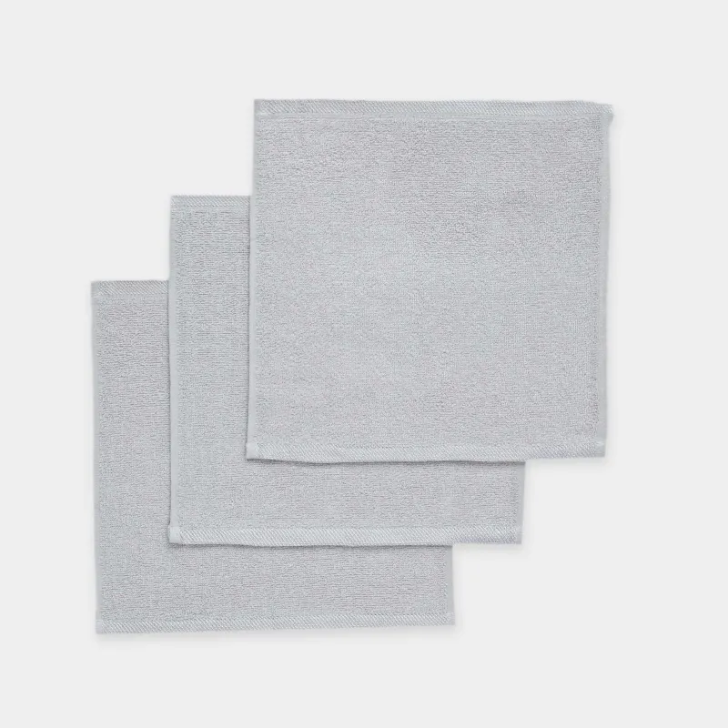 Сүлгі, 30х30 см, 3 дана, мақта, сұр, Wellness, image-5