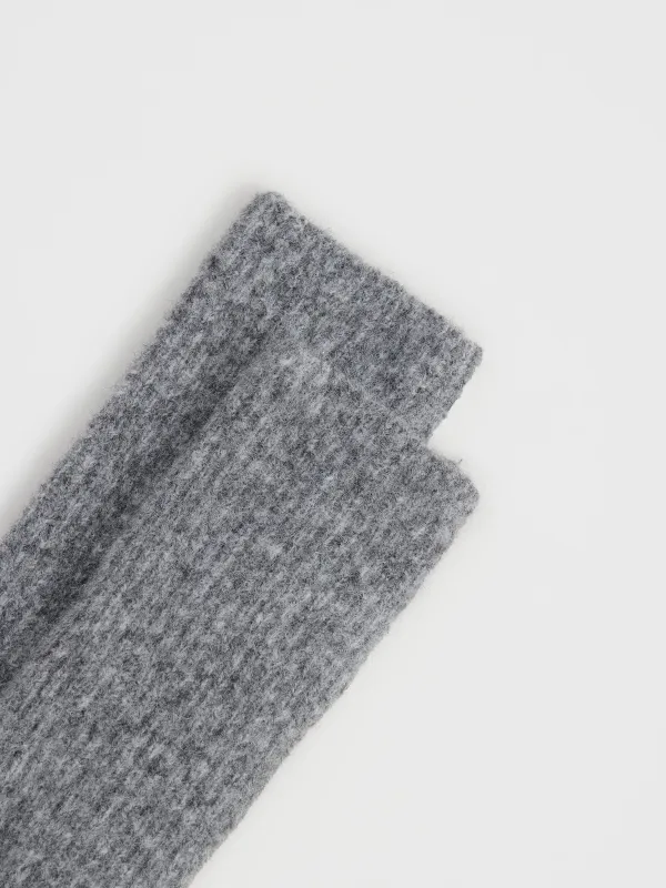 Әйелдер қолғаптары, бірыңғай өлшем, полиэстер/акрил, сұр, Loop, image-6