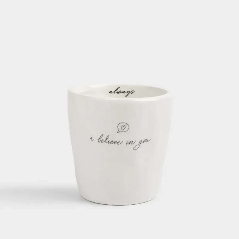 Стакан, 9 см, 320 мл, керамика D, молочный, Always, Crumple amour