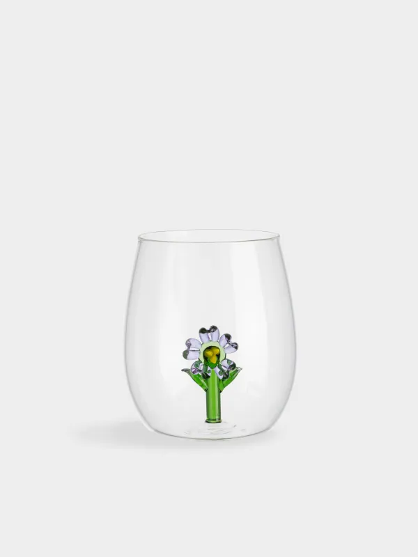 Стақан, 9 см, 500 мл, шыны Б, Гүл, Shape, image-0