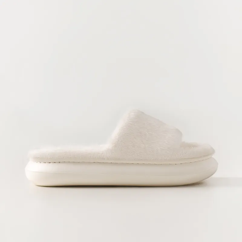 Әйелдер тәпішкелері, үйге арналған, өлшемі 36-37, жасанды үлбір, сүт түстес, Hotty