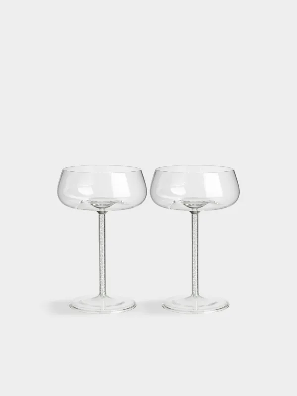 Шампан бокалы, 270 мл, 2 дана, шыны Б/страздар, Sorento crystal, image-0