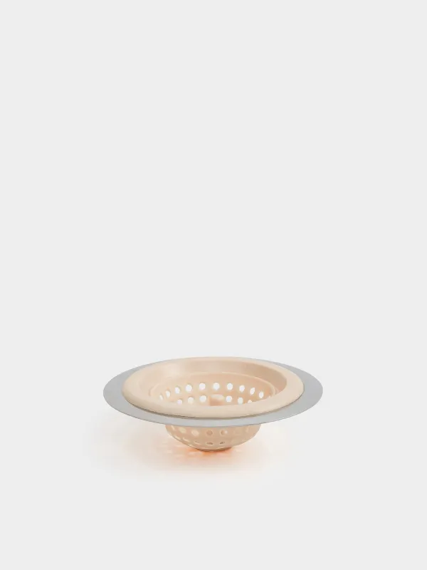 Раковинаға арналған фильтр, 11 см, болат/резеңке, сарғылт-қоңыр, Keeping, image-0