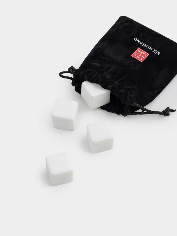 Вискиге арналған жиынтық, 2 тұлға, 6 зат, шыны/текшелер, шыны Р/мәрмәр, Zero, image-8