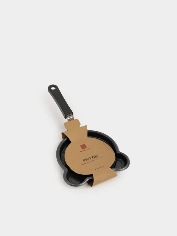 Омлет пен панкейктерге арналған таба, 13 см, жабыны бар, болат, Жолбарыс, Fritter, image-3