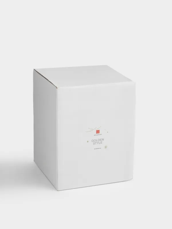 Қар шамы, 14x16 см, жарықтандырылған, пластик, алтын, Глобус, Golden style, image-6