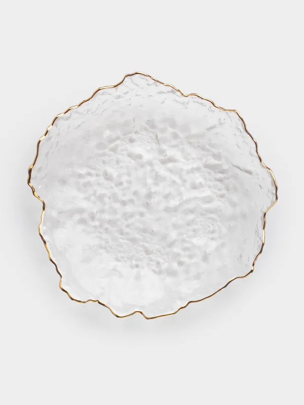 Блюдо, 25 см, с золотистым кантом, Nautilus gold, image-1