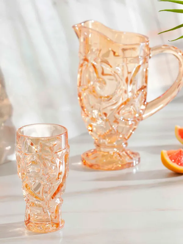 Стақан, 15 см, 270 мл, шыны Р, кәріптас, Өрнектер, Gala, image-5