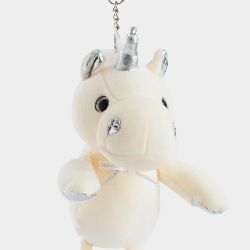 Салпыншақ, 23 см, жұмсақ, полиэстер/металл, сүт түстес, Бір мүйізді, Unicorn, image-4