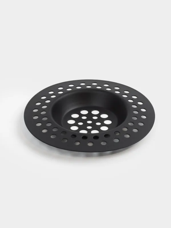 Раковина сүзгісі, 7 см, 2 дана, болат, Қара, Black style, image-2