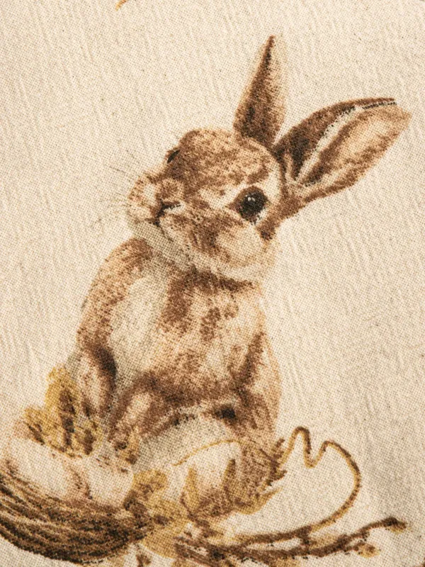 Ыдыс ұстағыш, 20х20 см, мақта, сарғылт-қоңыр, Пасха қояны, Rabbit Easter, image-4