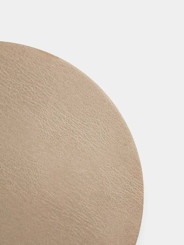 Аспаптарға арналған майлық, 33 см, ПВХ, дөңгелек, құмды және сарғылт-қоңыр, Rock, image-1