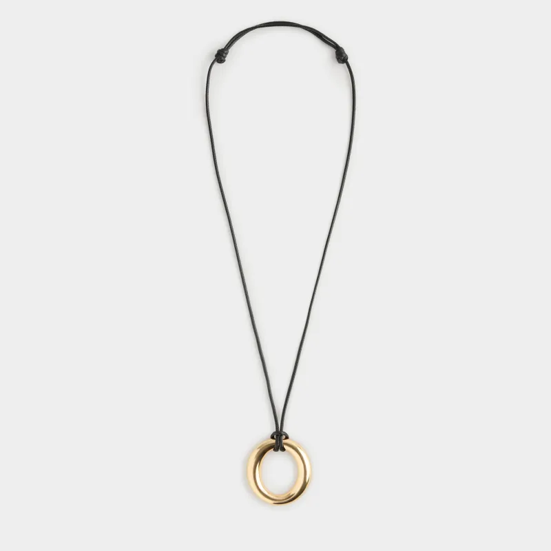 Цепочка-шнурок, с подвеской, Кольцо, Jewelry