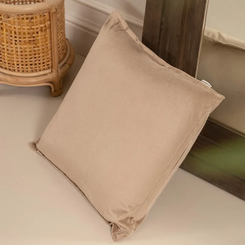 Сәндік жастық, 45х45 см, барқыт, құмды, Silk velvet