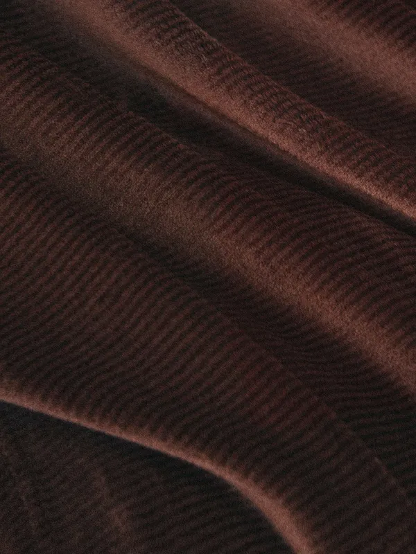 Плед, 140x200 см, фланель, коричневый, Flannel, image-2