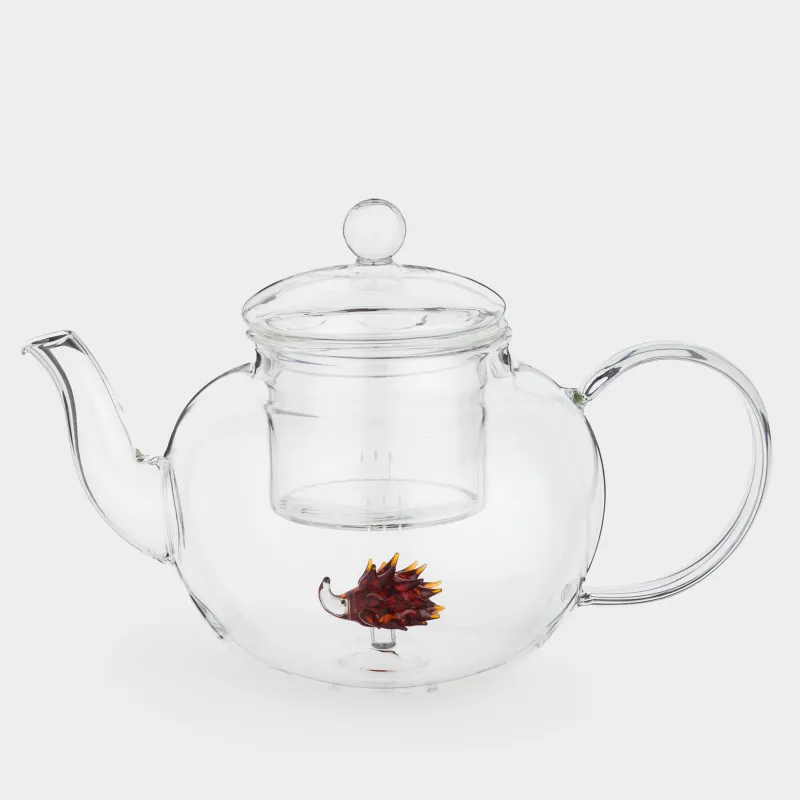 Чайник заварочный, 1 л, стекло Б, Янтарный ежик, Shape