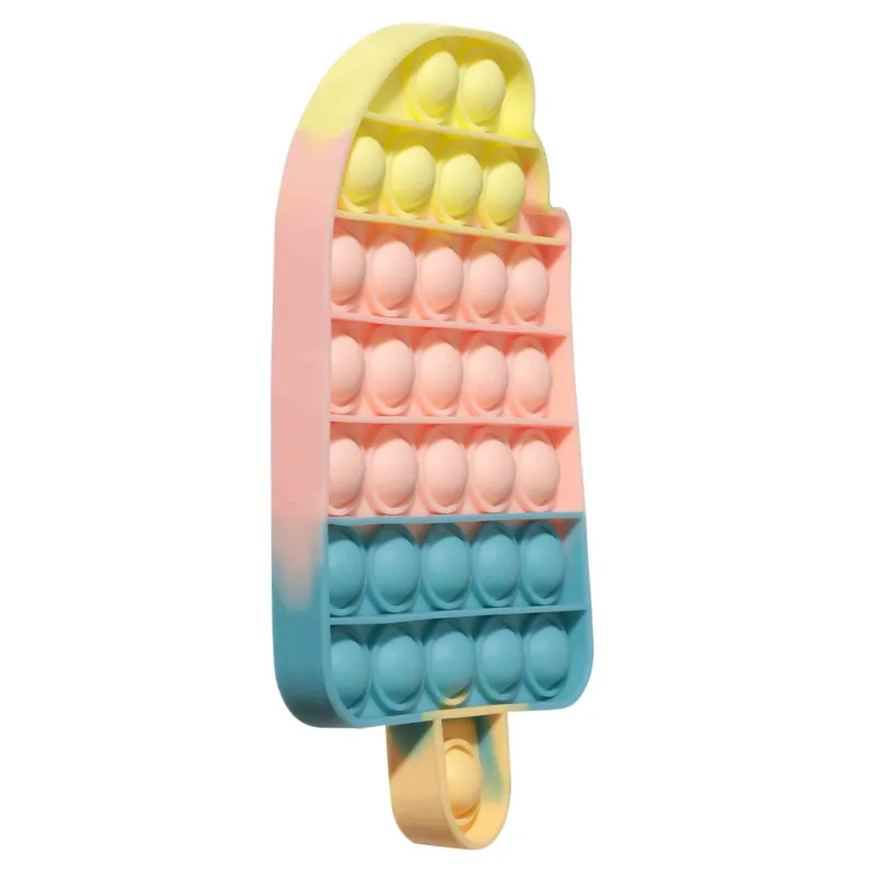 Ойыншық-стресске қарсы Pop-it, 18х10 см, силикон, түсті, балмұздақ, Pop-it, image-1