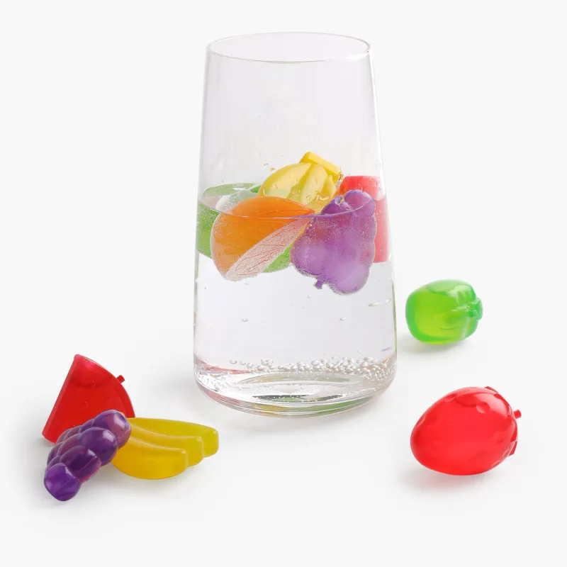 Сусындарды салқындатуға арналған текшелер жиынтығы, 12 дана, пластик, жеміс, Dolce Vita, image-3