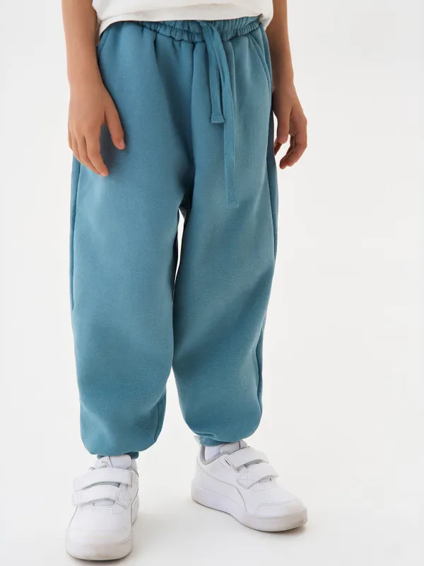 Брюки детские, для мальчиков, хлопок/полиэстер, голубые, Arnold, image-2