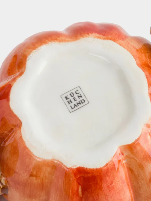 Сақтау ыдысы, 22х12 см, мл, керамика, асқабақ қосылған кірпі мен тиін, Forest symphony, image-6