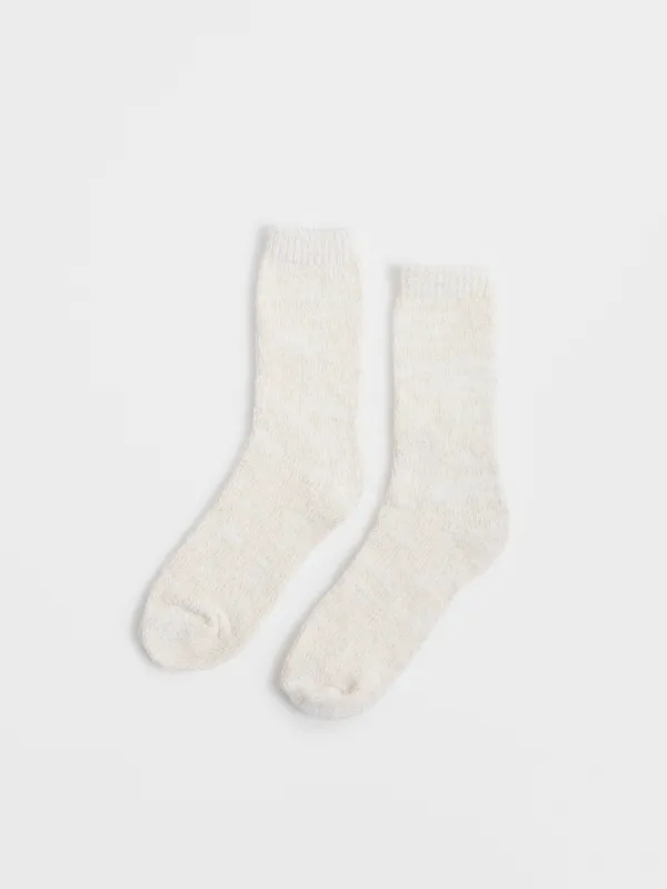 Әйелдер шұлықтары, өлшемі 36-38, шенилл, сүт түстес, Snoopy, image-0