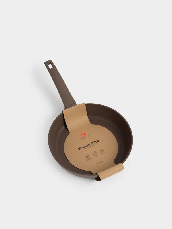 Сковорода, 24 см, с покрытием, алюминий, коричневая, Brown rock, image-5