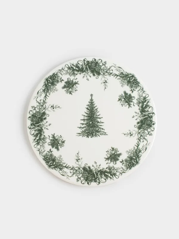 Подставка под горячее, 20 см, Елка, Winter lace, image-0