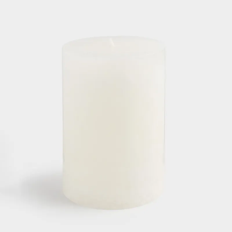 Шам, 10 см, цилиндрлік, сүт түстес, Basic