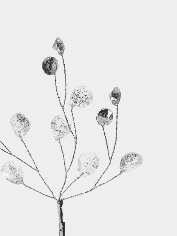 Ветка декоративная, 23 см, Кристаллы, Crystal decor, image-2