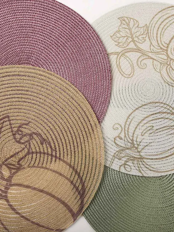 Аспап астындағы майлық, 38 см, полипропилен/ПЭТ, дөңгелек, жасыл, Circle, image-1