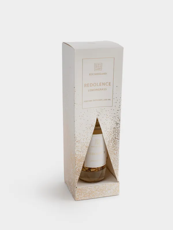 Ароматический диффузор, 200 мл, Lemongrass, Redolence, image-4