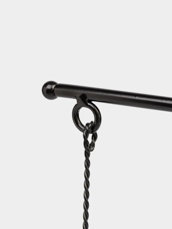 Мүсінше, 13х28 см, полирезин, алтын-қара, Әткеншектегі жұп, Two faces, image-5