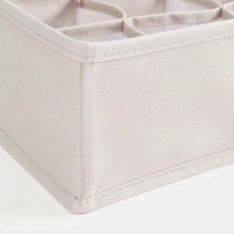 Жәшіктерге арналған органайзер-бөлгіш, 33х16 см, 8 бөлім, Оксфорд, сұр, Pedant, image-1