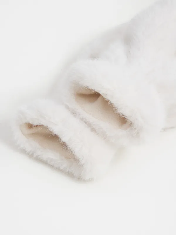 Варежки женские на шнурке, Shaggy, image-4