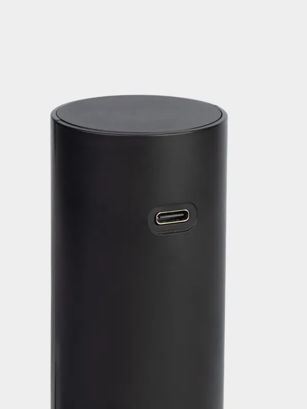 Электрлік Штопор, 19 см, фольга кескіш, пластик, LED B, қара, Bar, image-6