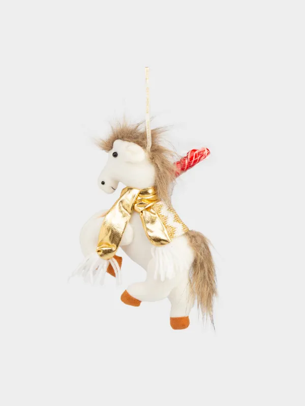 Кәмпиттері бар ойыншық, 21 см, 15 гр, ақ және алтын түстес, Жылқы, Sweet life, image-0