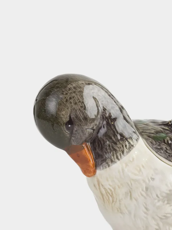 Қант ыдысы, 10 см, 220 мл, қасықпен, керамика, Үйрек, Duck, image-2