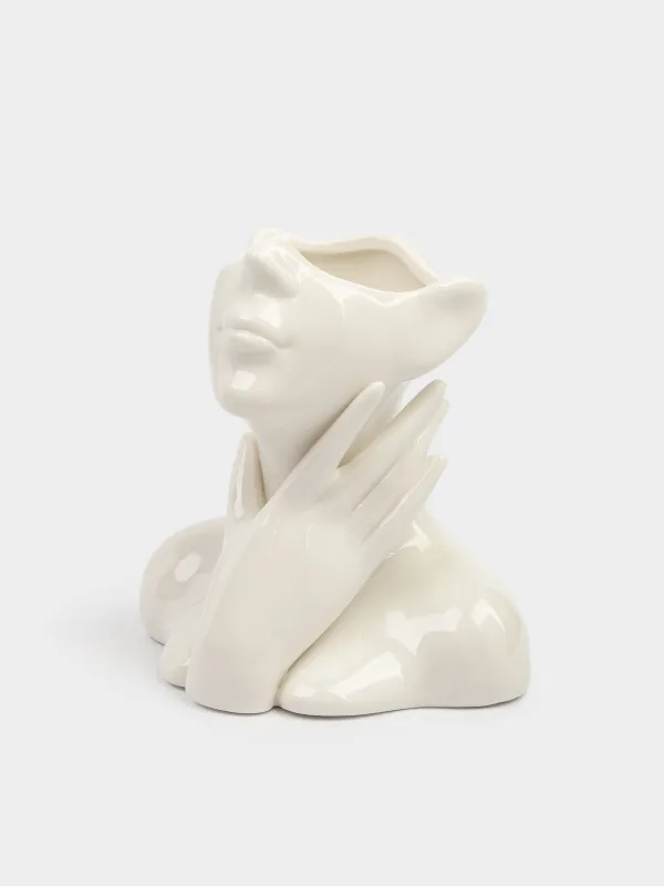 Подставка для косметических кистей, Руки на шее, Face, image-1