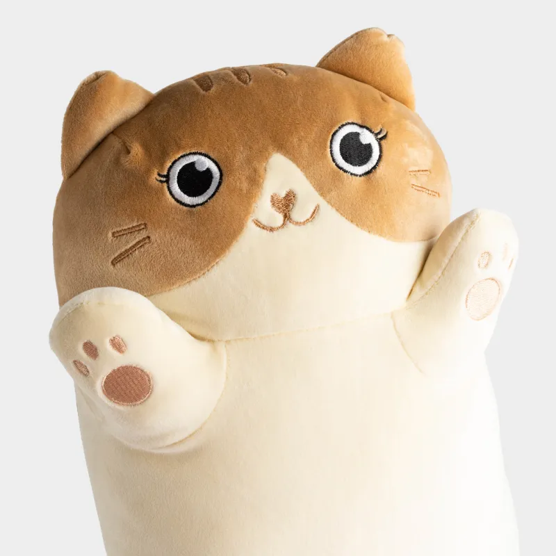 Подушка декоративная, 65х21 см, спандекс, молочная, Кот, Cat, image-2