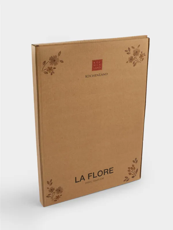 Блюдо, 35х25 см, Винтажные цветы, La flore, image-6