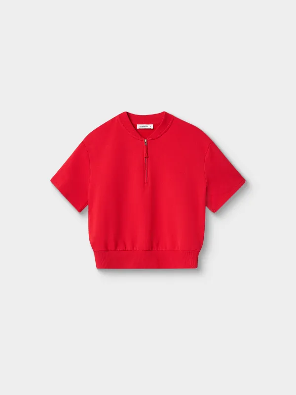 Әйелдер жейдесі, өлшемі M, қысқа жеңді, сыдырмалы, мақта К, қызыл, Alisha, image-4