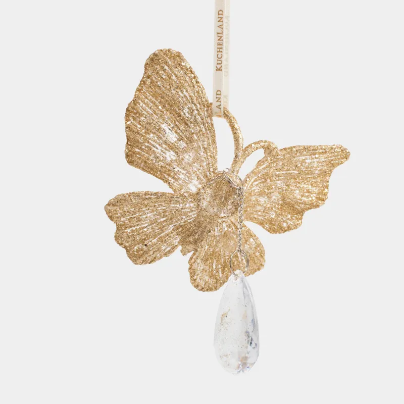 Шырша ойыншығы, 11 см, пластик, шампан, Көбелек, Butterfly NY, image-2