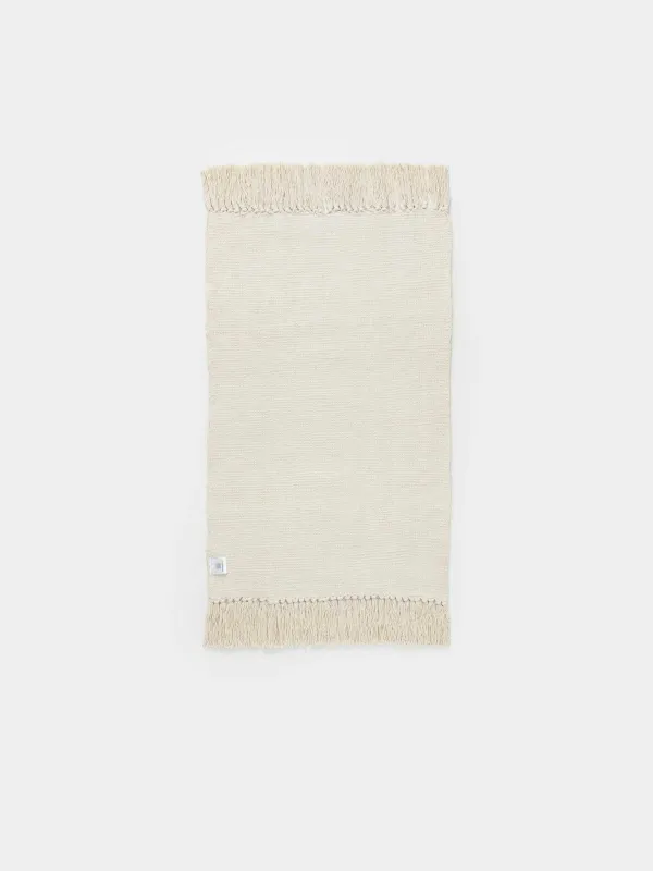 Кілем, 50х80 см, шашағы бар, мақта, құм, Textured, image-5