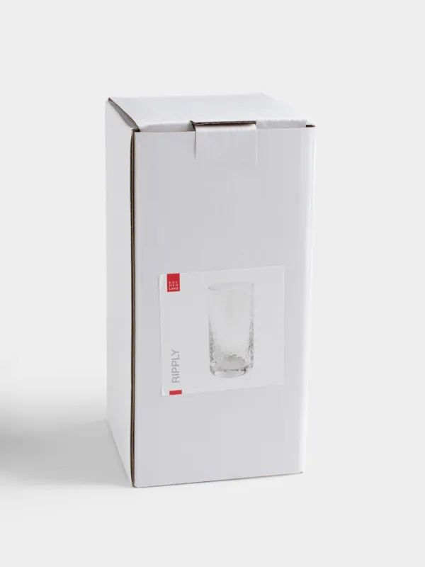 Стакан, 14 см, 300 мл, стекло, Ripply, image-3