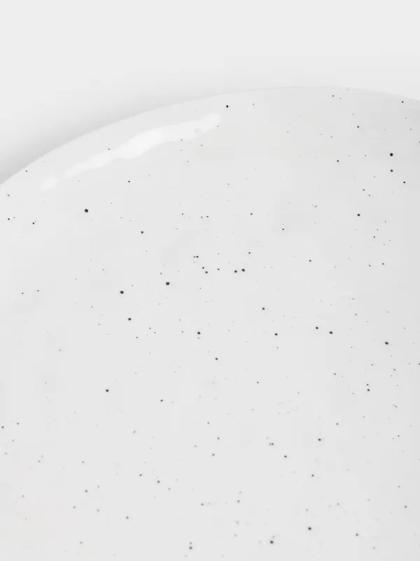 Тарелка обеденная, 25 см, в крапинку, Неровный край, Crumple speckled, image-2