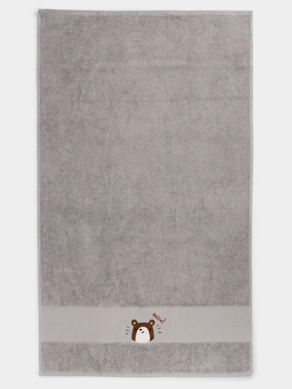 Балалар сүлгісі, 70х120 см, мақта, сарғылт-қоңыр, Үйректер, Duck yellow, image-1