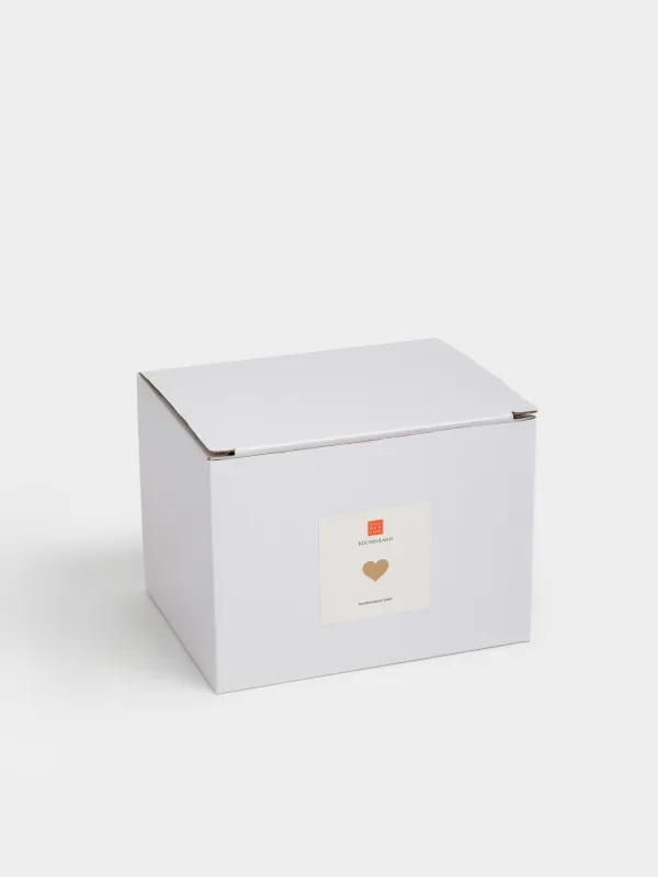 Саптыаяқ, 500 мл, фарфор Р, сүт және алтын түстес, Жүрек, Crumple amour, image-5